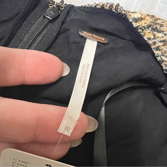 NWT Free People Snake Print Open Back Mini Dress M - Picture 4 of 11